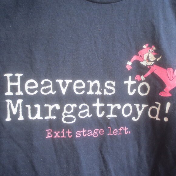 Brand New Snagglepuss Heaven to Murgatroyd Heavyweight Cotton T-Shirt - Size 2XL - Picture 2 of 9